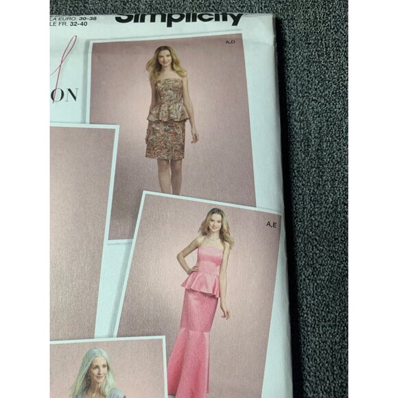 Simplicity Misses Bridal Collection Top Skirt Sewing Pattern sz 4 - 12 8164 - un - Picture 12 of 14